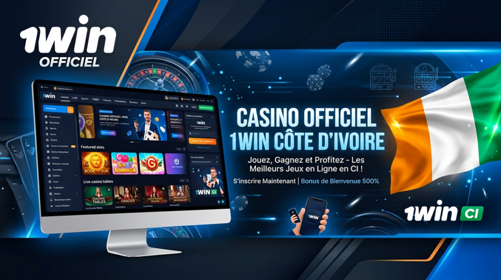 Site officiel de 1Win Casino et paris sportifs en Côte d'Ivoire